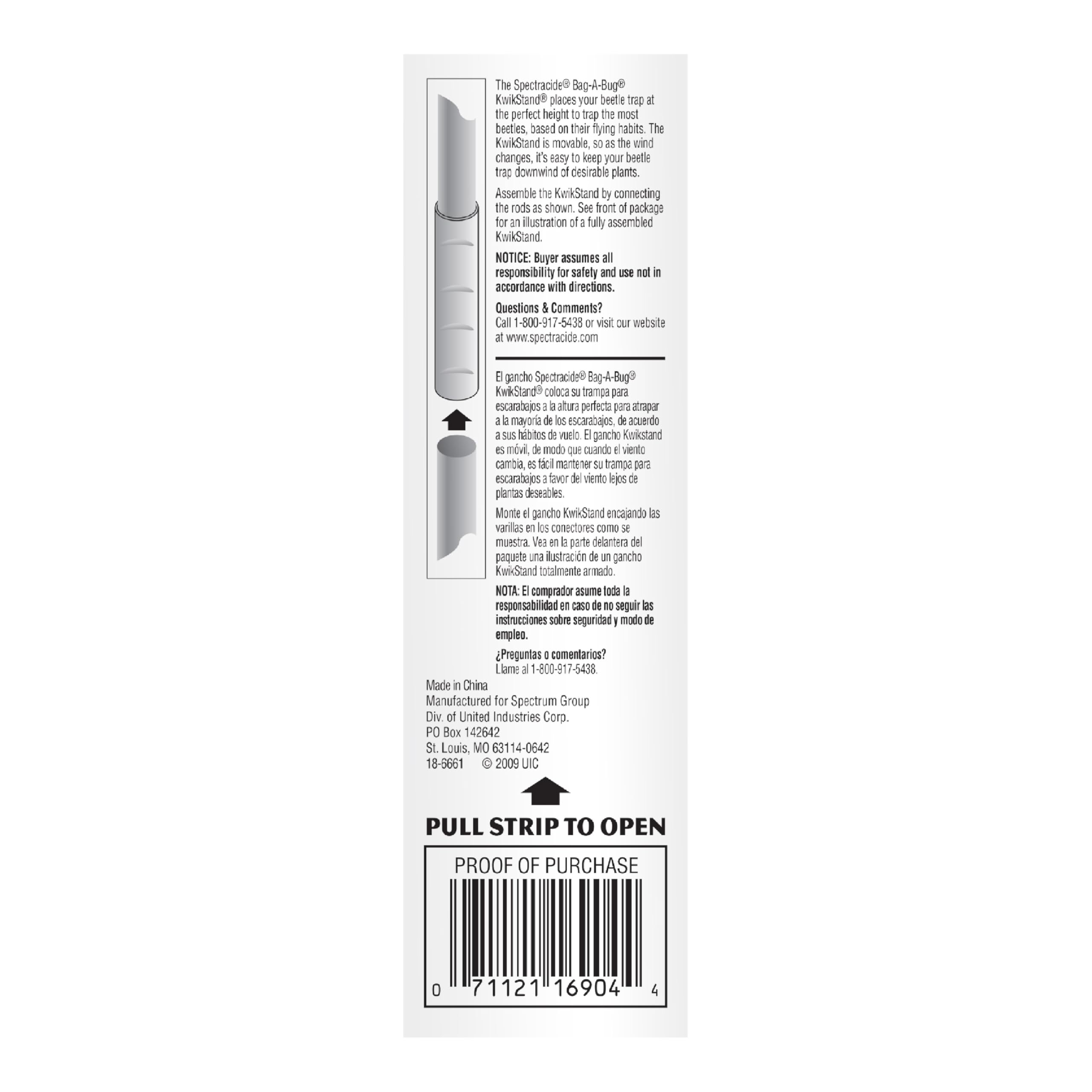 Spectracide Bag-A-Bug Kwik Stand, 1 Pack, Silver - Image 8