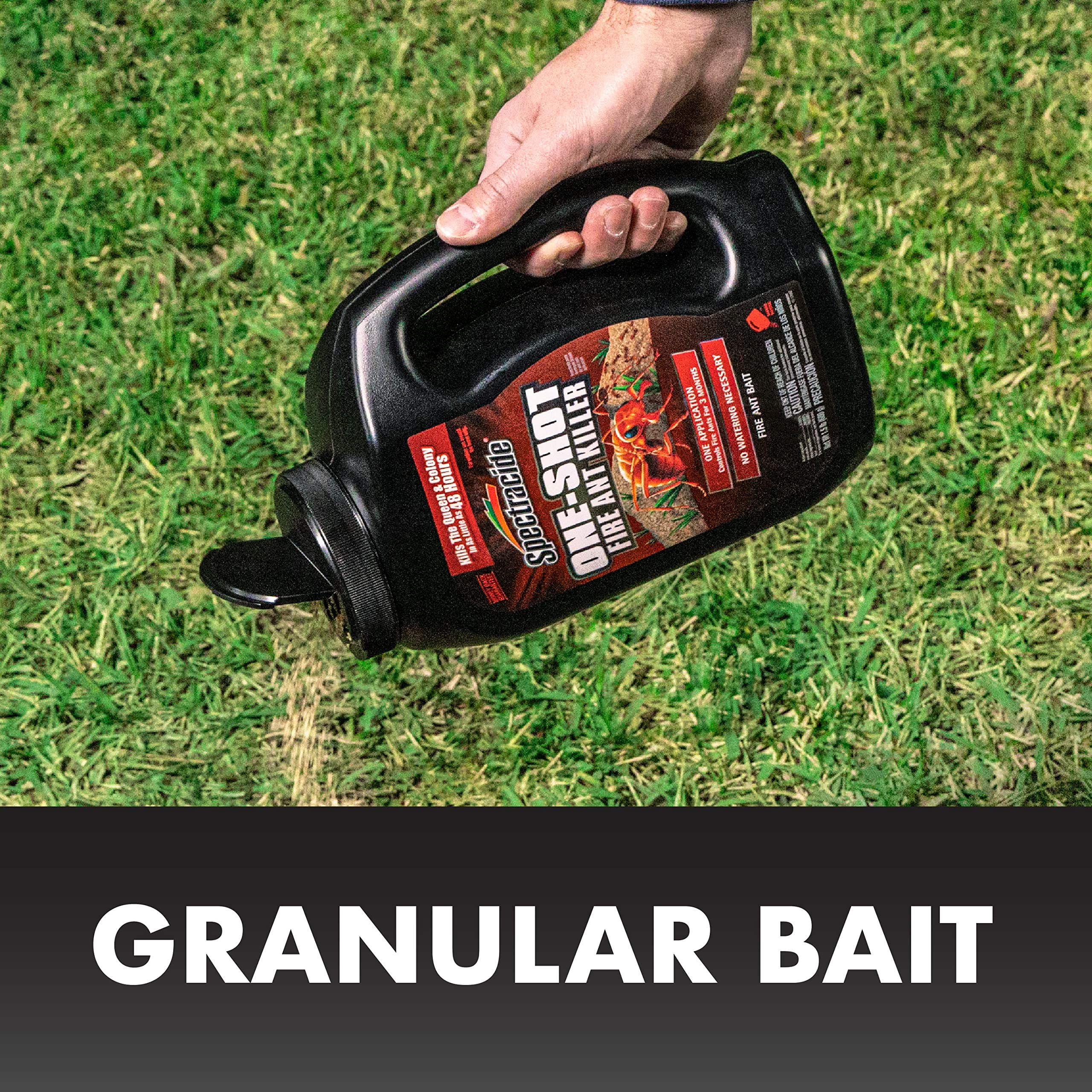Spectracide One Shot Fire Ant Killer, Fire Ant Bait, Controls Fire Ants for 3 Months, 1.5 lb - Image 9