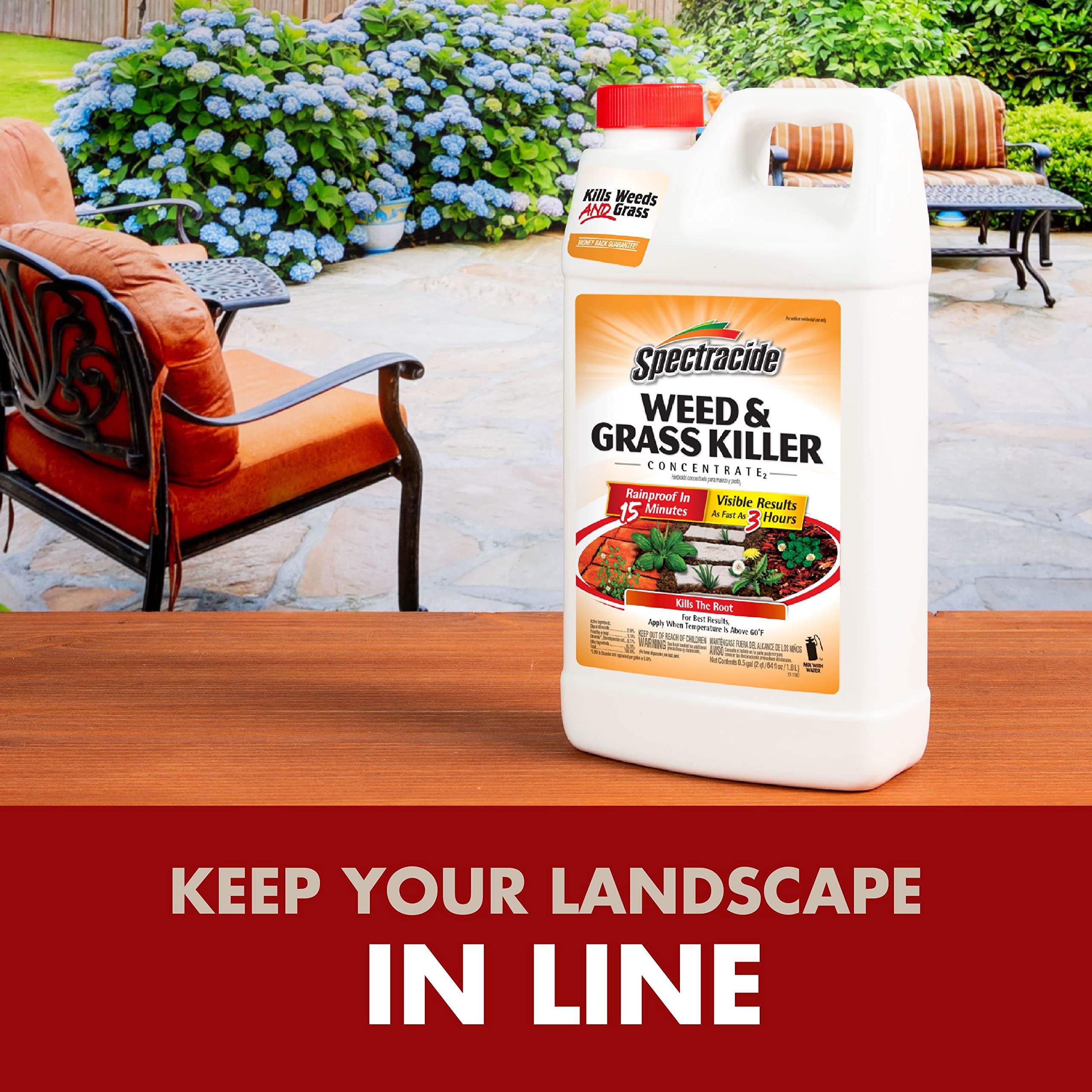 Spectracide Weed & Grass Killer Concentrate, 64-Ounce, 6 Pack - Image 9