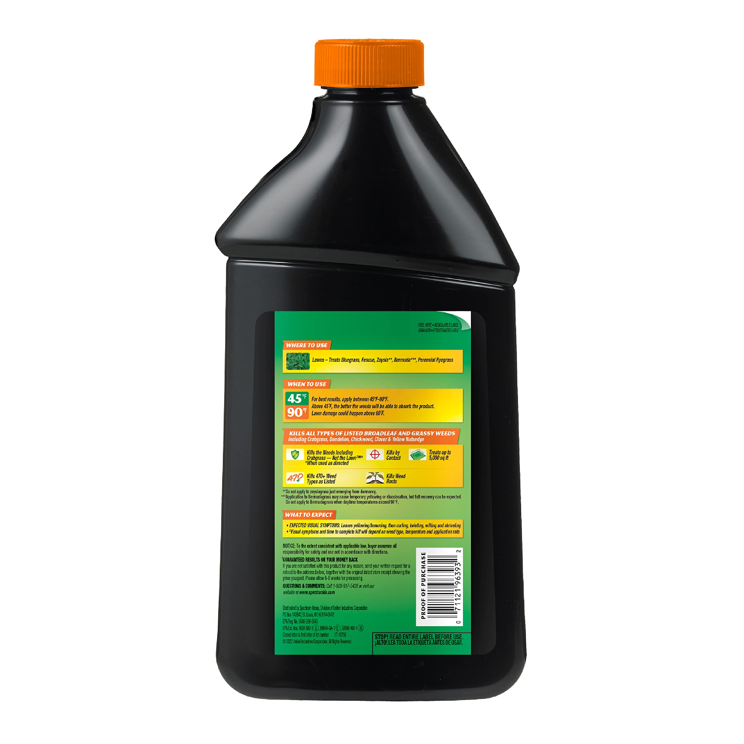 Spectracide Weed Stop For Lawns + Crabgrass Killer Concentrate, 32-oz, 6-PK - Image 12